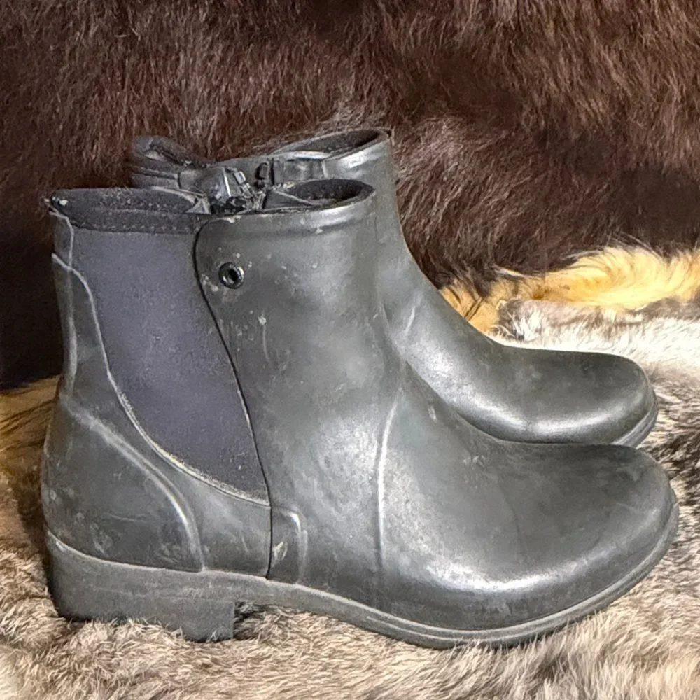 Black Ankle Boots 8 (4550)